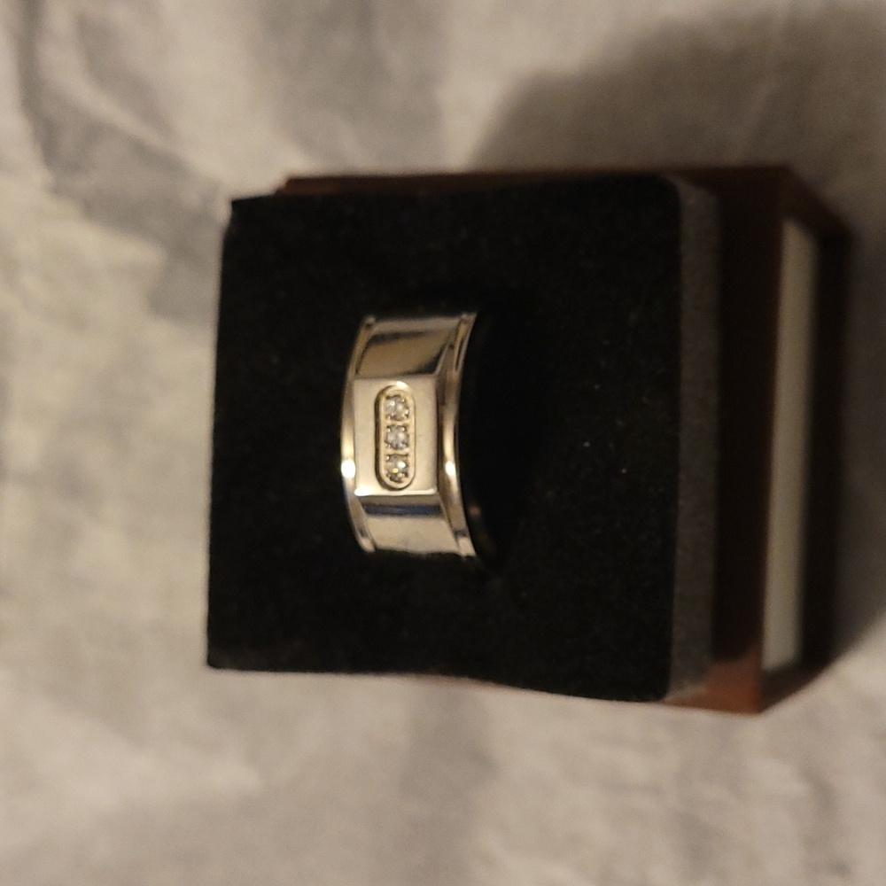 MEN'S SILVERTONE RING